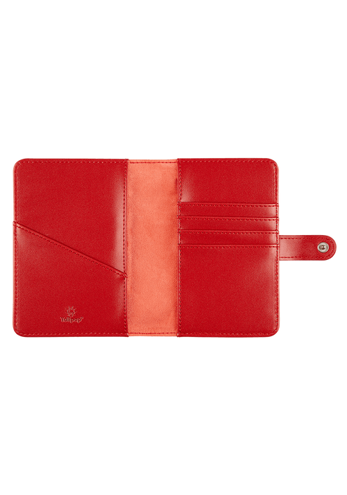 Bubble passport holder inside