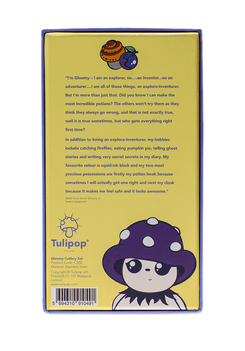 Gloomy Cutlery Set box back