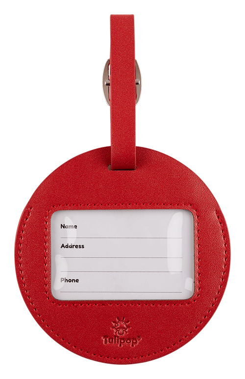 Bubble Luggage tag back