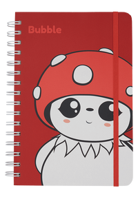 Bubble notebook front