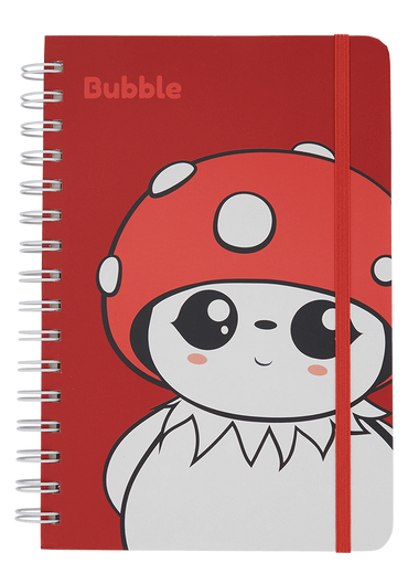 Bubble notebook front