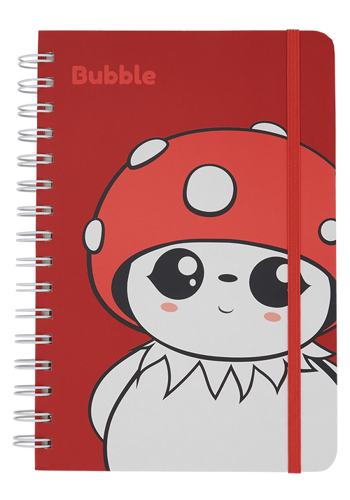 Bubble notebook front
